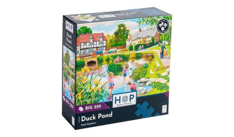 The House of Puzzles Duck Pond BIG 250 Piece Jigsaw Puzzle