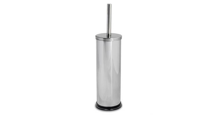 Harbour Housewares Round Toilet Brush - Chrome