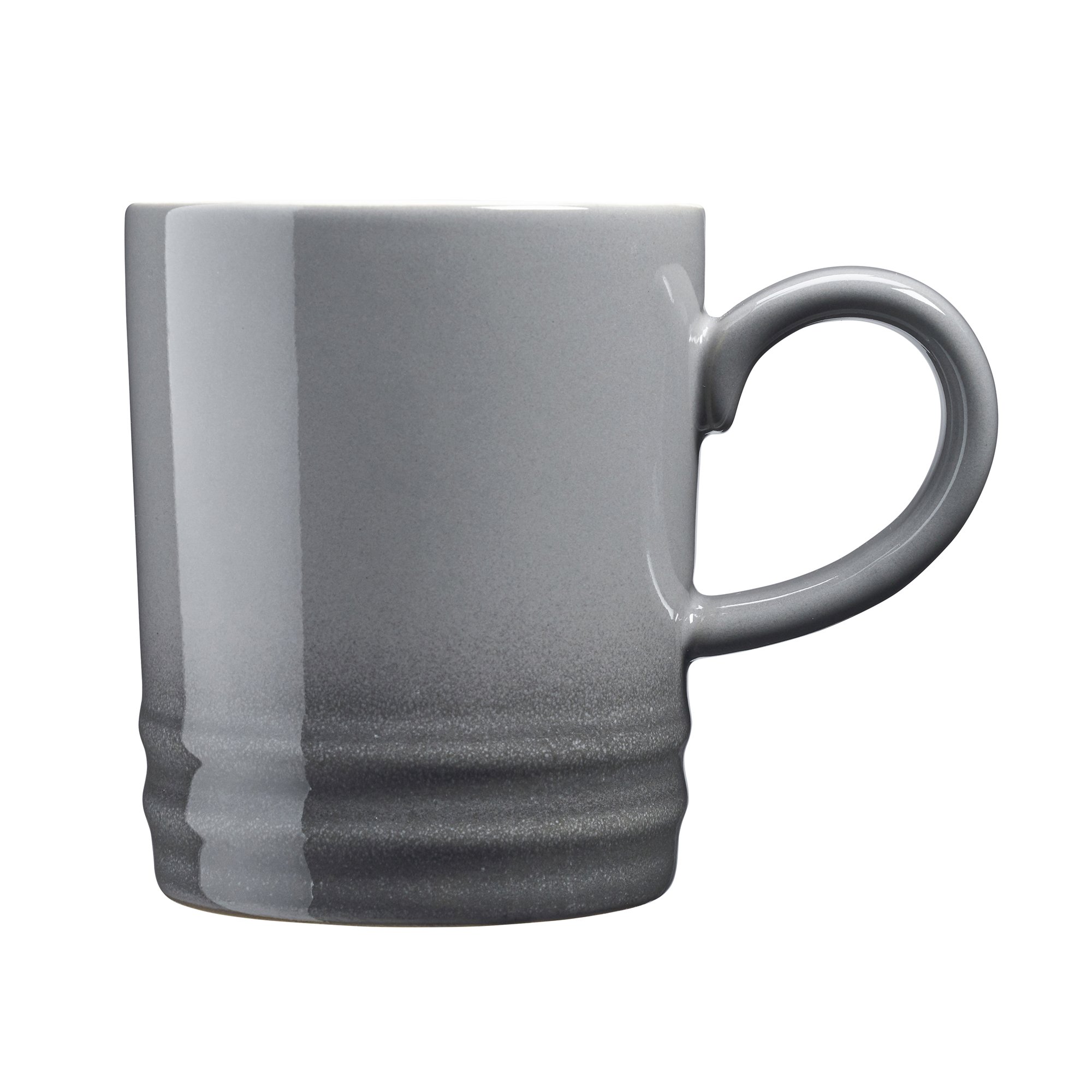 Cooks Professional Set of 4 Stoneware Tea Coffee Mugs 350ml - Grey - Image 4