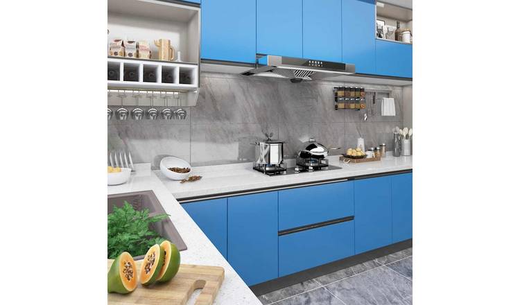 Walplus PVC Furniture Film Azure Waterproof Materials - Azure - 500 x 90 cm