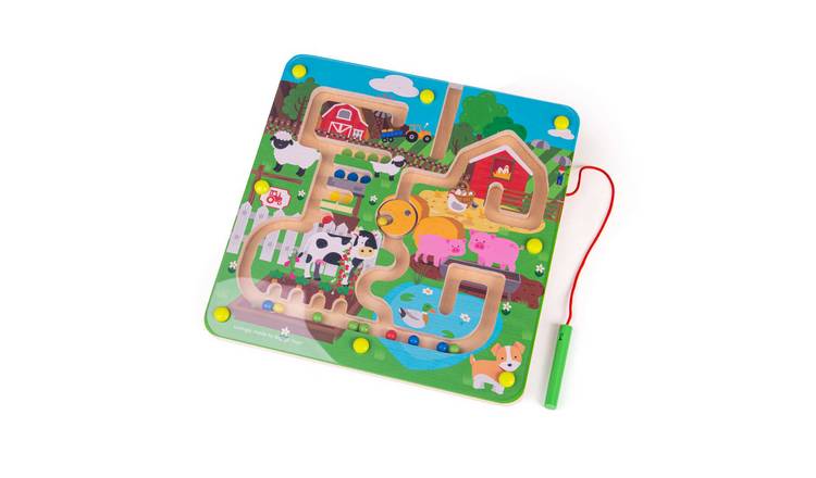 Bigjigs Toys Farmyard Maze Puzzle - 3 Years +