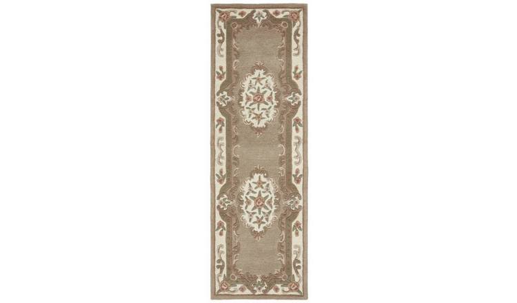 Mega Flooring Grey Traditional Floral Rug - 67 x 127cm