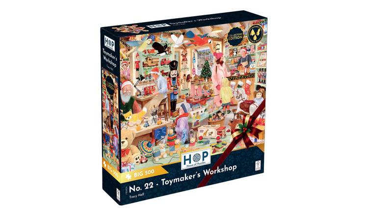 The House of Puzzles No. 22 - Toymaker's Workshop BIG 500 Piece Jigsaw Puzzle