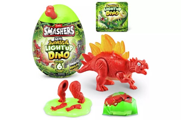A dinosaur light up egg toy.