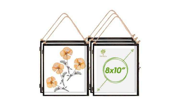 Nicola Spring Hanging Metal Photo Frames - 8" x 10" - Set of 5 - Black