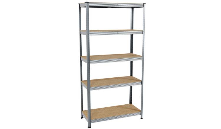 Home Vida 5 Tier Garage Shelf - Grey