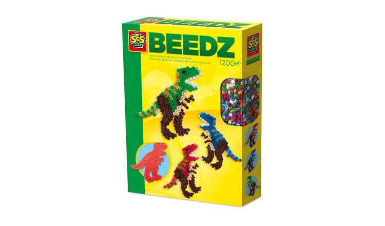 SES Creative Iron On Beads T-Rex Craft Set - Age 5+
