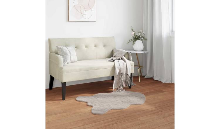 Walplus Olite Polyester Faux Fur Rug - Beige - 50 x 80 cm