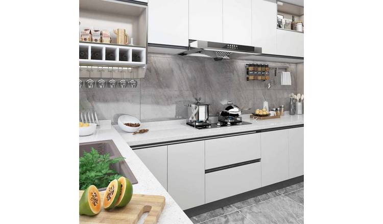 Walplus PVC Self-adhesive Furniture Film - White - 500 x 90 cm
