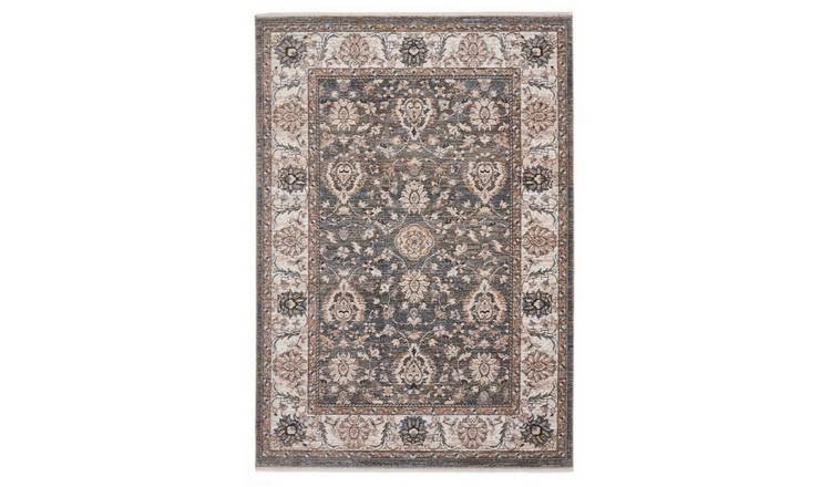 Mega Flooring Green Traditional Bordered Rug - 80 x 150cm