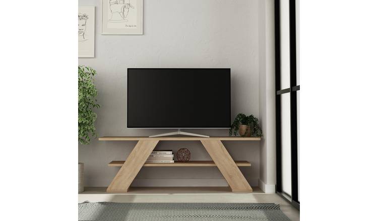 Decortie Farfalla Particleboard TV Unit - Oak