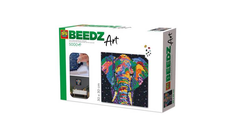 SES Creative Beedz Art Elephant Fantasy Kids Craft Set