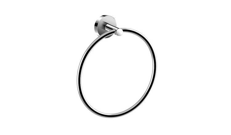 Cosmic Star Towel Ring - Chrome