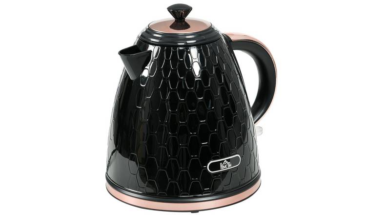 HOMCOM Auto Shut Off Electric Kettle with Anti scale Filter - Black