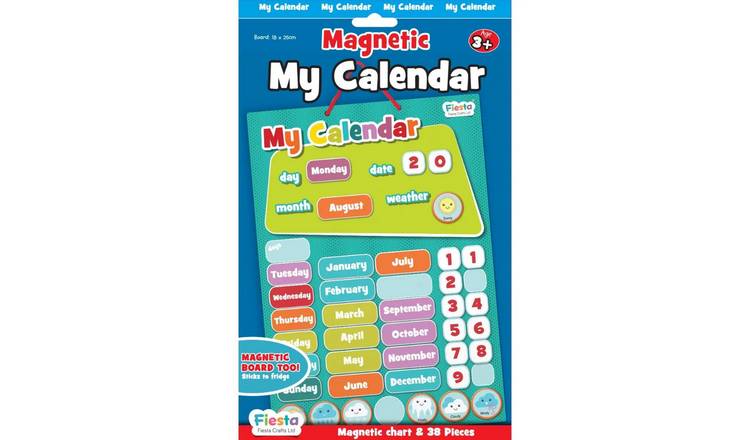 Fiesta Crafts Magnetic My Calendar - 3 Years +