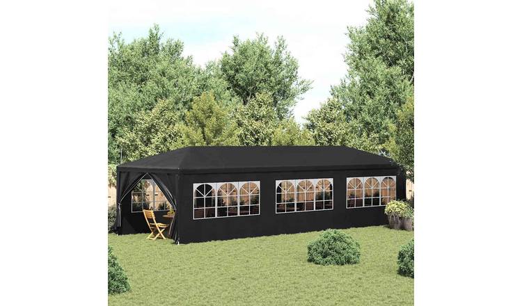 Walplus 3 x 9 m Garden Party Tent - Anthracite