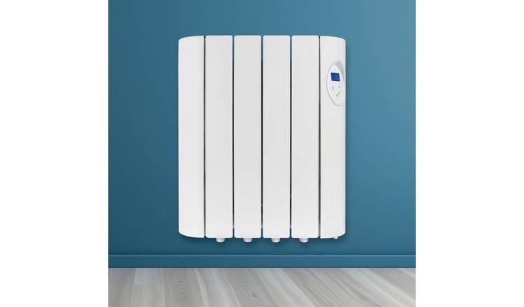 Futura 600W Wall Mounted Oil-Filled Electric Radiator 49cm - White