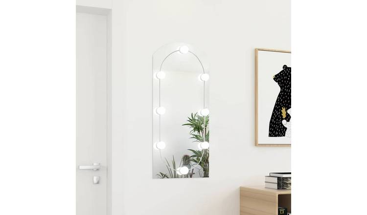 Walplus LED Wall Mirror - Silver - 90 x 45 cm