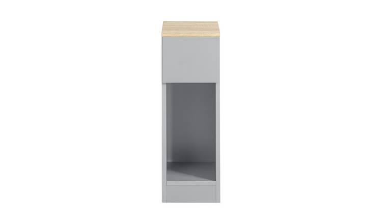 SoBuy 1 Drawer 1 Tier Slim Bedside Table - Grey