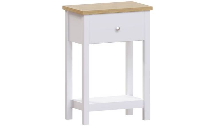 Vida Designs Arlington 1 Drawer Console Table - White