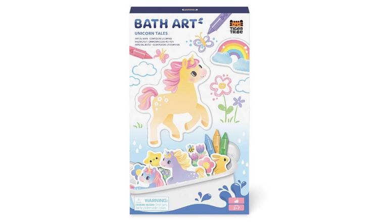 Tiger Tribe Bath Art - Unicorn Tales - 3 Years +