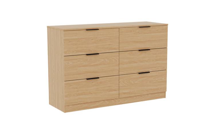 Vida Designs Trega 6 Drawer Chest - Pine