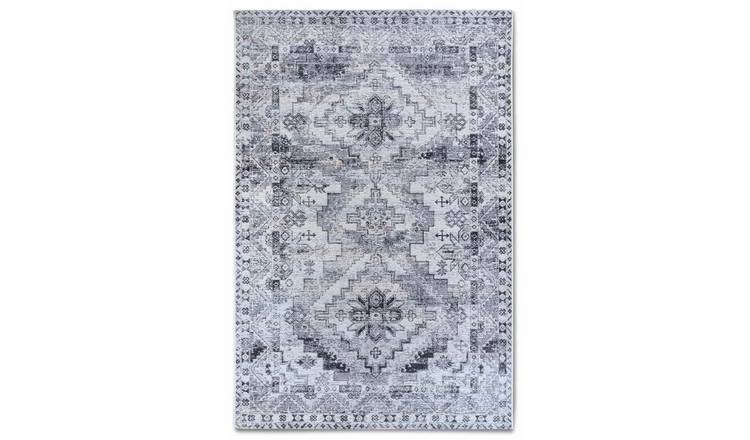Villeroy & Boch Grey Domenique Indoor Outdoor Uv Resistant Rug - 160 x 235cm