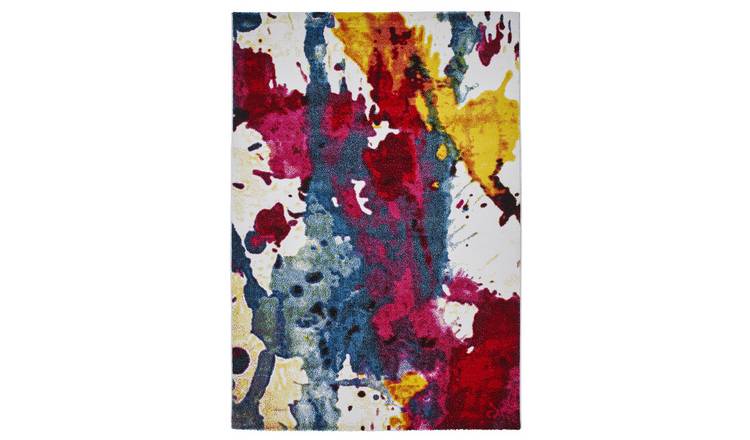 Mega Flooring Multi Modern Abstract Rug - 80 x 150cm