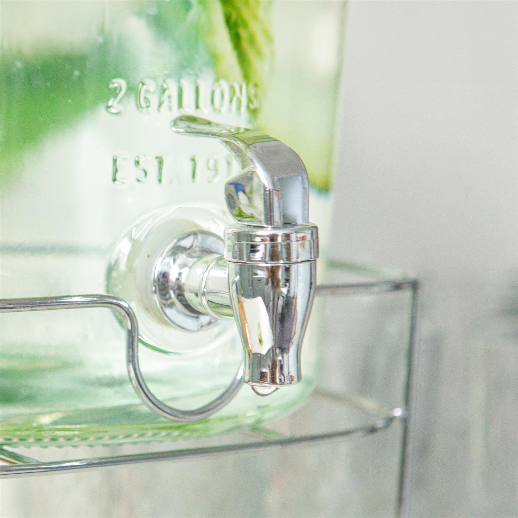 Rink Drink Glass Drinks Dispensers with Tap - Pack of 2 - 8.7L - Image 5