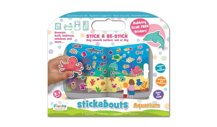Fiesta Crafts Aquarium Stickabouts - 3 Years +