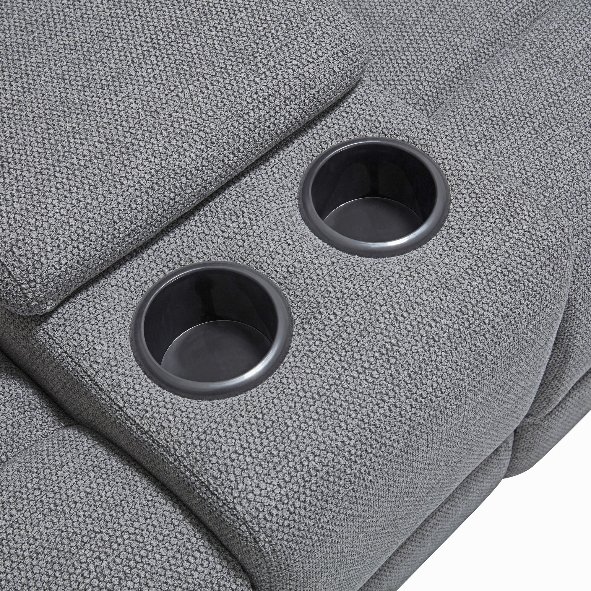 Furniture Online Praga Corner Recliner Linen Sofa – Light Grey - Image 6