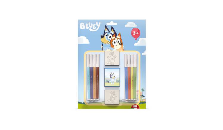Bluey Blister Pack 2 Stamps – Kids Craft & Stationery Set