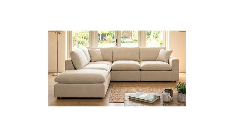 Artemis Home Cotleigh Reversible 5-Piece Modular Corner Sofa - Oat