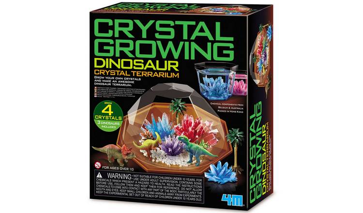 4M Crystal Growing Dino Crystal Terrarium - 10 Years +