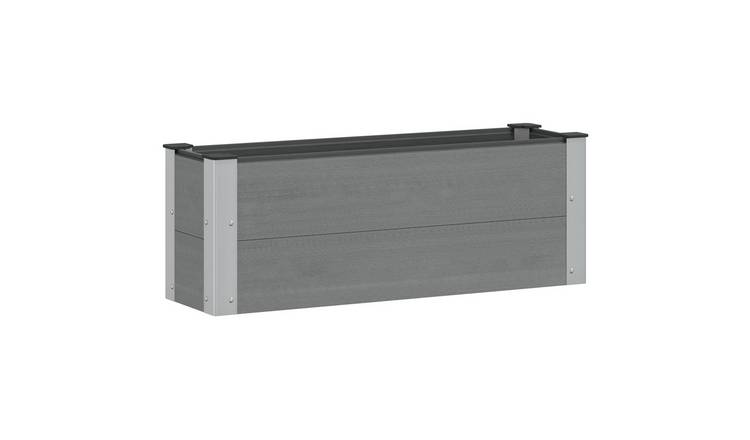 Walplus Raised Garden Bed - Grey - 100 x 30 x 36 cm