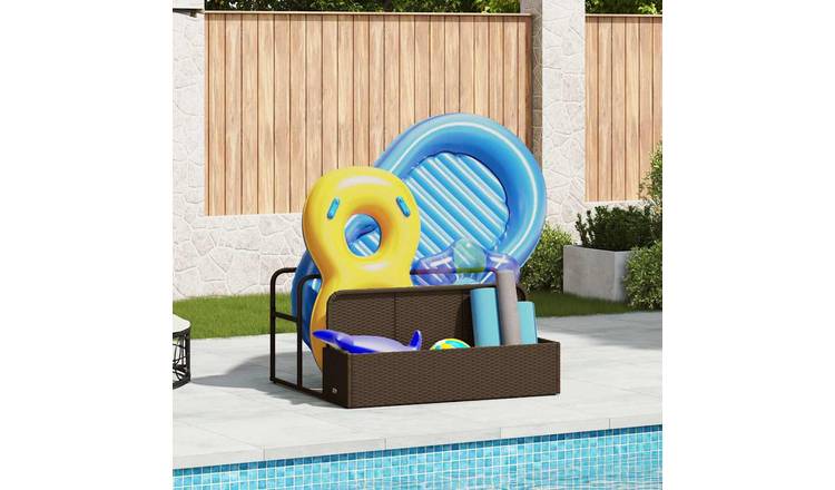 Walplus Steel Poolside Float Storage - Brown - 110 x 100 x 57 cm