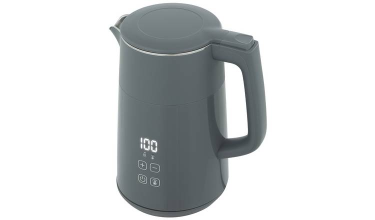 HOMCOM Electric Kettle with Auto Shut-off and Boil-Dry Protection - Grey