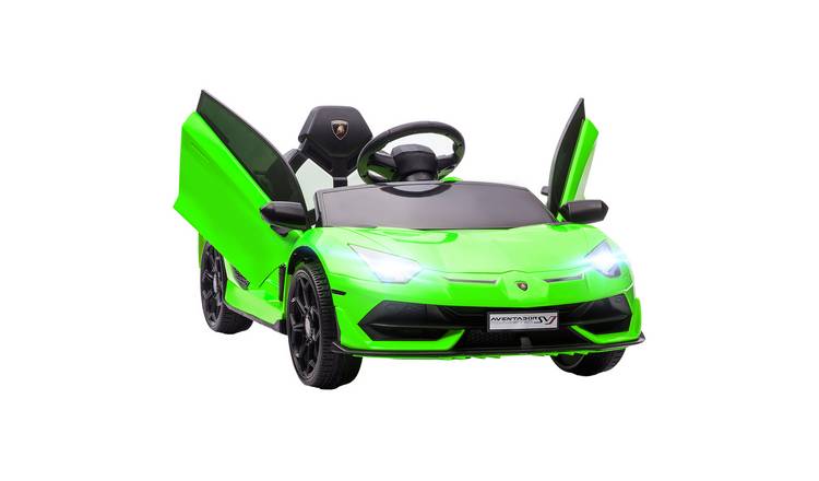 HOMCOM Lamborghini Aventador 12V Remote Control Ride on Car – Green