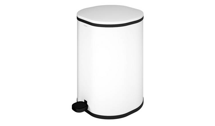 Cosmic Essentials Bathroom Bin - Matt White