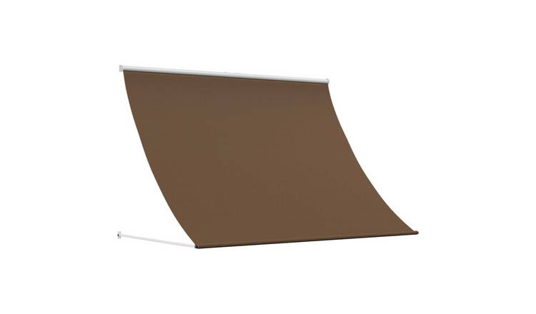 Walplus Polyester Awning - Taupe - 250 x 150 cm