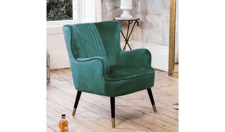 Artemis Home Madison Velvet Fabric Accent Chair - Green