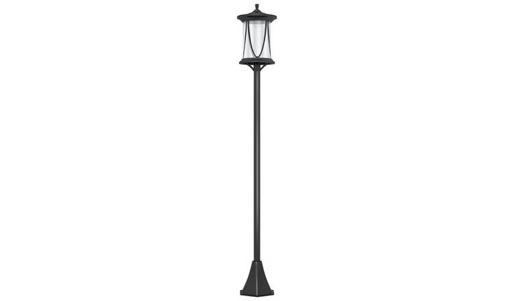 Outsunny Solar Lamp Post Light - Black