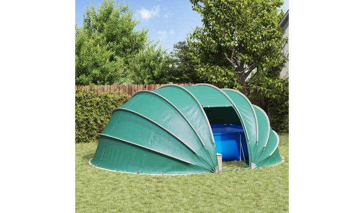 Walplus Polyester Pool Dome - Sea Green - 538 x 440 x 204 cm