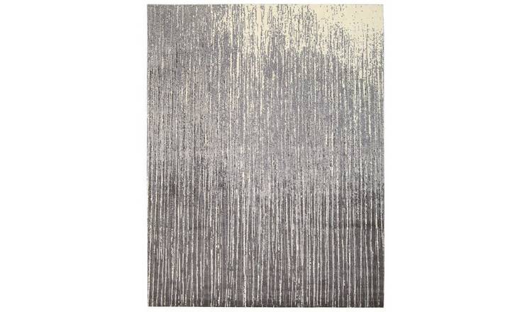 Mega Flooring Grey Modern Abstract Rug - 168 x 244cm