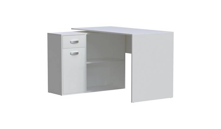Vida Designs Longton Adjustable Computer Desk - White