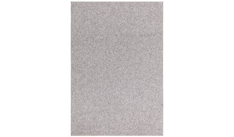 Mega Flooring Grey Modern Plain Rug - 200 x 290cm