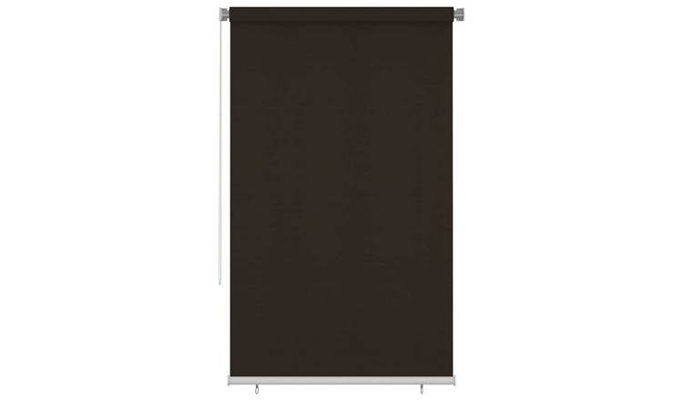 Walplus HDPE Roller Blind - Brown - 140 x 230 cm