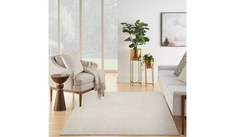 Mega Flooring Grey Modern Abstract Rug - 119 x 180cm