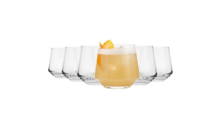 Argon Tableware Soho Crystal Tumbler Glasses - 300ml - Pack of 6
