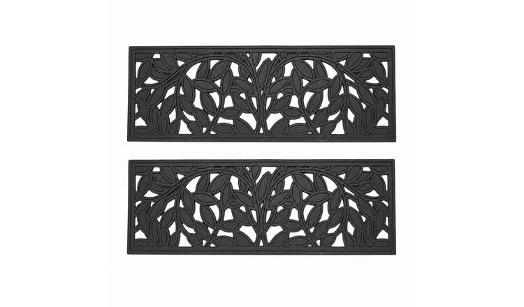 Greena Heavy-Duty Outdoor Rubber Mats - 2pk